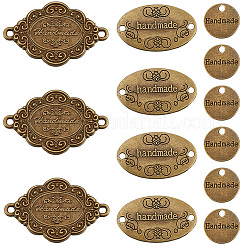 60 Stück 3 Stile Verbindungsanhänger aus Legierung im tibetischen Stil&nbsp;PURS-CL0001-31