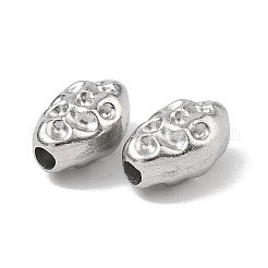 Бусинки из кованой нержавеющей стали 304&nbsp;STAS-B127-01P-01