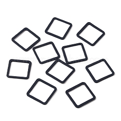 スプレープリント合金フレームコネクター  正方形  濃い緑  18x18x1.5mm  内径：14x14mm&nbsp;FIND-WH0050-61C