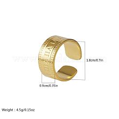 Кольца для манжеты из нержавеющей стали 304 с римскими цифрами&nbsp;FC5135-1