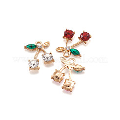 Legierung rhinestone-anhänger&nbsp;ALRI-TA0001-03G