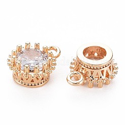 Латунные микро проложить кубического циркония подвески KK-S356-772D