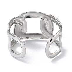 Браслеты-манжеты из нержавеющей стали 304 для женщин BJEW-Z078-25P