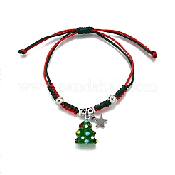 Браслеты ручной работы из нержавеющей стали 304 в виде звездочек для женщин BJEW-TA00658