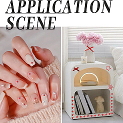 6 лист 3 стилей акриловые стразы наклейки для лица и тела&nbsp;AJEW-SP0002-68C