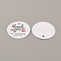 Подарочные бирки из крафт-бумаги для ювелирных изделий&nbsp;CDIS-WH0021-032