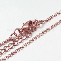 Colliers de chaînes en laiton&nbsp;MAK-F013-06RG