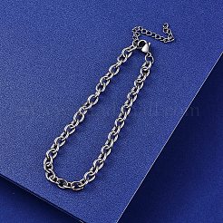 304 изготовление браслета из стальной цепочки из нержавеющей стали&nbsp;STAS-CJ0001-137