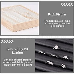 Доски для показа деревянных колец RDIS-WH0009-008B