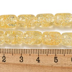 Прозрачные треск стекла бисер нитей&nbsp;GLAA-NH0001-04C