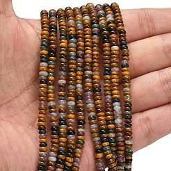 Океан Природный яшмы бисер нитей G-L635-A14-4x2mm