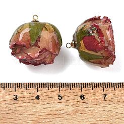 Pendenti in ottone resina epossidica&nbsp;FIND-D043-01G-07