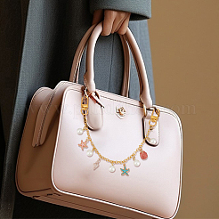 4 шт. 2 стиля тема океана железный кабель цепи сумка декоративные цепи EJEW-DR00192