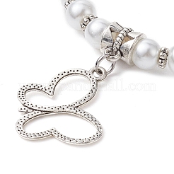 Bracciali di perline perla tratto vetro&nbsp;BJEW-JB09696-03