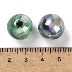 Двухцветные акриловые бусины с УФ-покрытием&nbsp;SACR-R001-14A