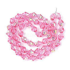 Гальванизируйте прозрачное стекло бисер нитей&nbsp;X-EGLA-N020-03E