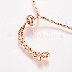 Messingkette Armband machen&nbsp;MAK-P007-03-03RG