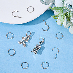 10 шт. серьги-подвески из нержавеющей стали 316L EJEW-BBC0001-56B