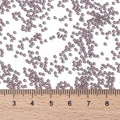 MIYUKIラウンドロカイユビーズ  日本製シードビーズ  （rr437)不透明な藤色の光沢  15/0  1.5mm  穴：0.7mm  約5555PCS /ボトル  10 G /ボトル&nbsp;SEED-JP0010-RR0437