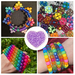 800cs прозрачные пластиковые бусины&nbsp;KY-SP0001-52D