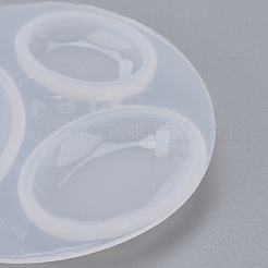 Ovale Silikon-Anhängerform&nbsp;X-DIY-F060-01