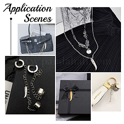 8 шт. подвески из нержавеющей стали 304 двух цветов&nbsp;STAS-UN0038-34