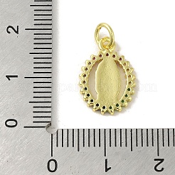 Ottone micro spianare pendenti zirconi&nbsp;KK-M283-21D-02