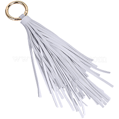 1 Schlüsselanhänger mit Quaste aus PU-Leder&nbsp;FIND-CL0002-41B