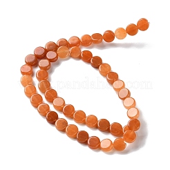 Натуральный красный авантюрин бисер нитей G-B138-B01-01