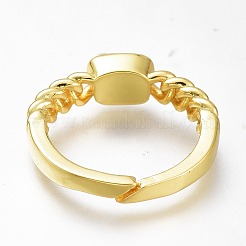 Регулируемые латунные микропрофилированные кубические кольца из циркония&nbsp;LS-ZIRC-I049-39G-01