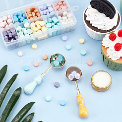 300 шт. 10-цветные частицы сургуча для ретро-печати DIY-CP0005-24