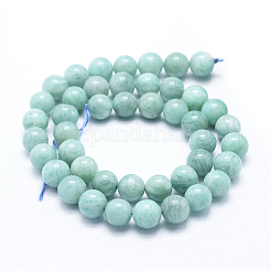 Природных амазонит бисер нитей G-F555-15-9mm