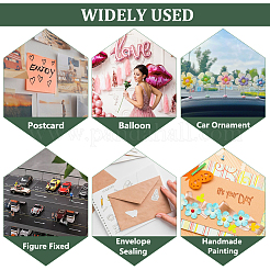 32 шт прозрачные акриловые двухсторонние клейкие наклейки&nbsp;LS-FIND-WH0290-41B