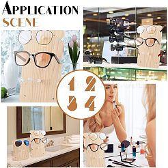 2 комплект из 2 деревянных подставок для солнцезащитных очков ODIS-NB0001-30