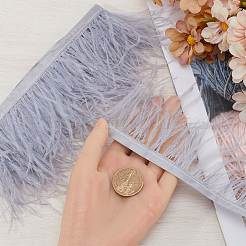 2м модная отделка из перьев страуса&nbsp;DIY-GF0009-50B