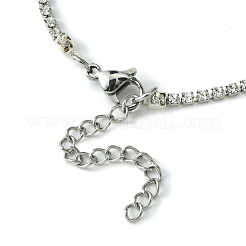 Теннисный браслет со стразами&nbsp;BJEW-JB09625-02