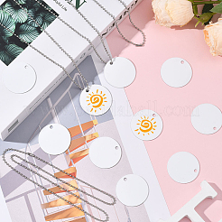 45 шт. пустые двухсторонние алюминиевые подвески с термопереносом&nbsp;DIY-SP0006-29A