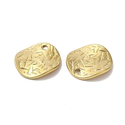 Placcatura ionica (ip) ciondoli in acciaio inossidabile 304&nbsp;STAS-L020-014B-G