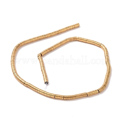 Гальванические немагнитная синтетический гематит бисер пряди G-G826-09G-4mm-A