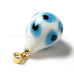 Ручной зла подвески бусины глаз&nbsp;LAMP-F026-04B