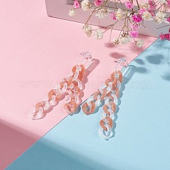 Акриловые серьги-гвоздики с кисточками для женщин&nbsp;EJEW-JE04767-04