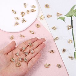 45 шт. 9 стиля подвески из сплава с кубическим цирконием&nbsp;JX646A