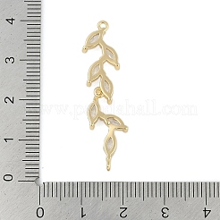 Подвески латунные горный хрусталь KK-S395-04G