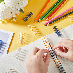 18 шт. 3-х цветные пластиковые гребни для связывания FIND-GF0005-17A