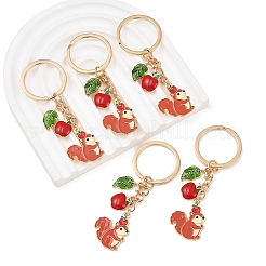 5 шт. брелки из эмалированного сплава&nbsp;KEYC-YW00246