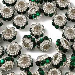 Сверкающие акриловые стразы круглые бусины OACR-NH0002-01B-06