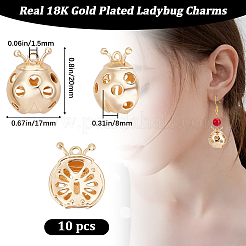 10шт латунные подвески KK-BBC0010-82