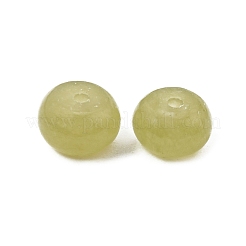 天然ネフライト翡翠和田翡翠ビーズ  ロンデル  8x5mm  穴：1.3mm&nbsp;GG-CBA36AE-01