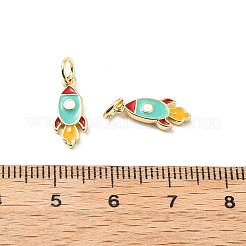 Латунь эмаль подвески&nbsp;KK-L237-024G-01