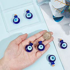 6 шт. подвески в виде флаконов духов ручной работы в стиле лэмпворк LAMP-BC0001-02